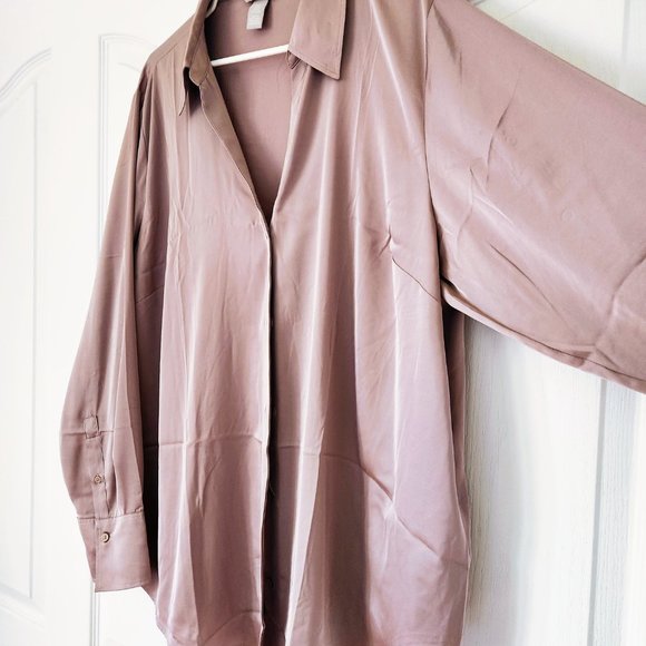 H&M Satin shirt/blouse - Picture 2 of 3